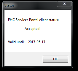 Portal status valid date